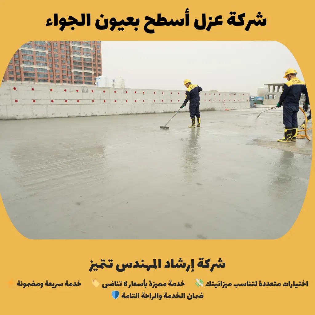 شركة عزل أسطح بعيون الجواء